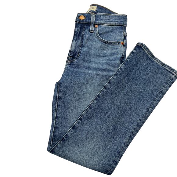 Madewell Cali Demi-Boot Jeans Women’s Size 23 | High Rise Stretch Denim Blue - Picture 4 of 16